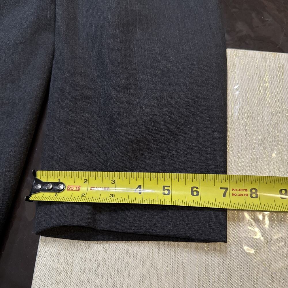 Brooks Brothers Brooksease Mens Charcoal Blazer 48R Wool USA Made 3 Button - Picture 12 of 14